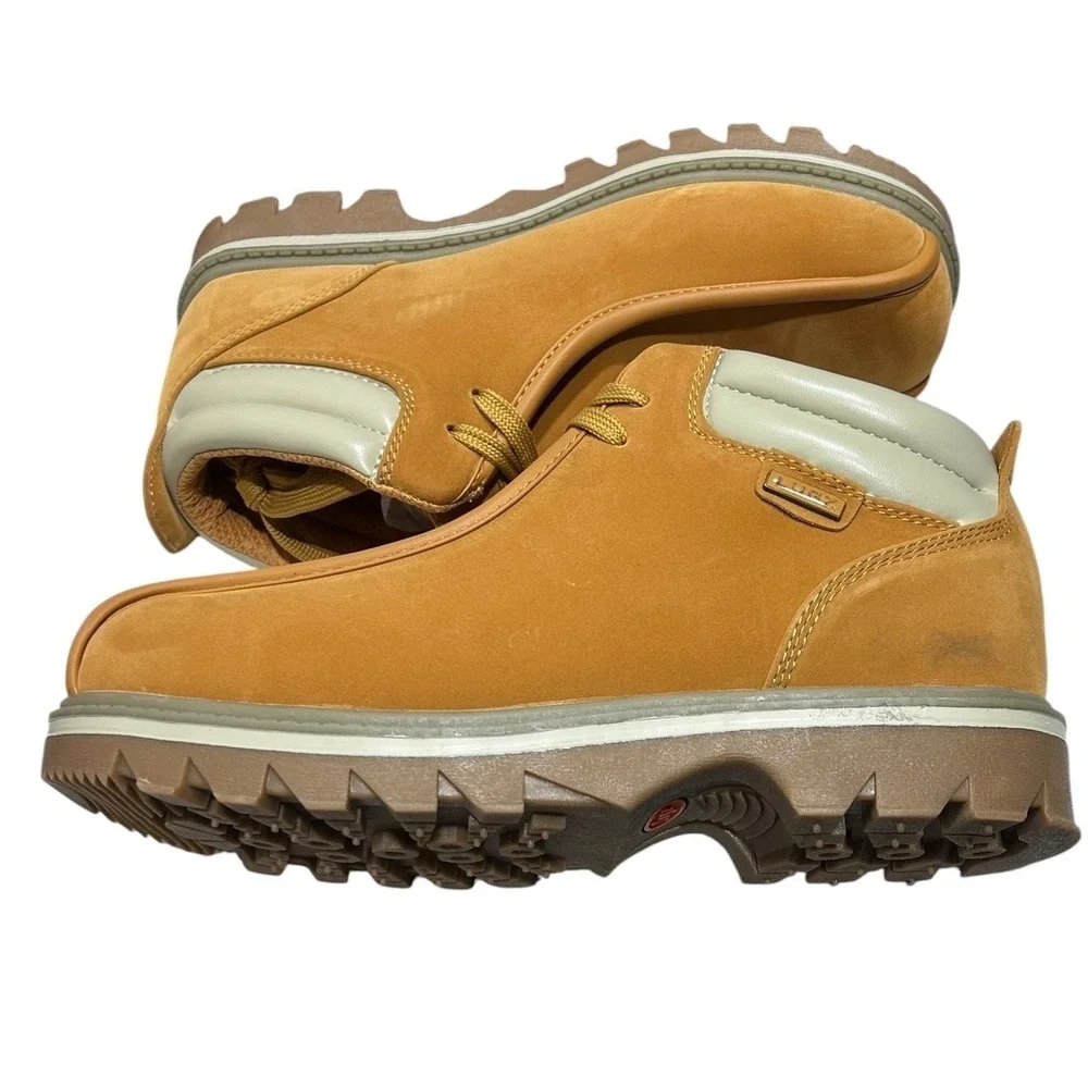 Lugz Pathway Golden Wheat Cream Gum Moc Toe Boots Mens workwear utility